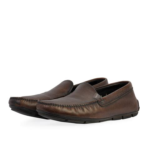 loafer prada men|Prada men's moccasins.